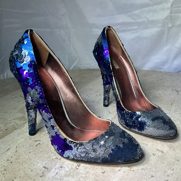 Mui Mui sequin pumps. Size 36.